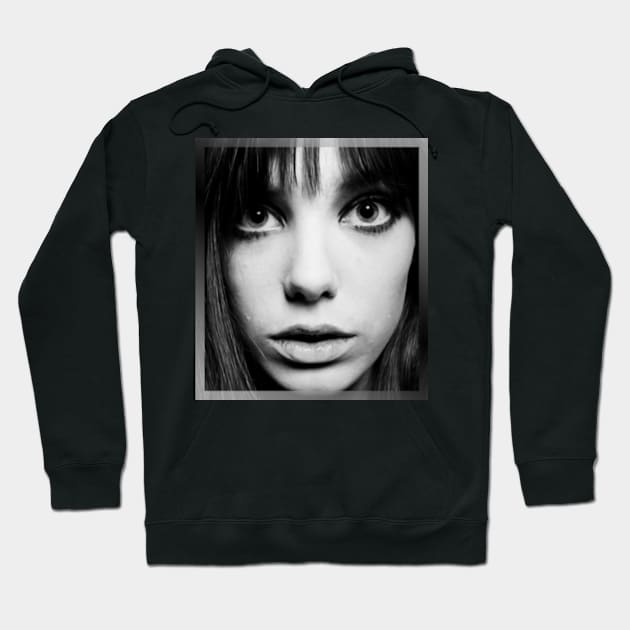 Jane-Vintage Potrait Hoodie by NYOLONG.ART